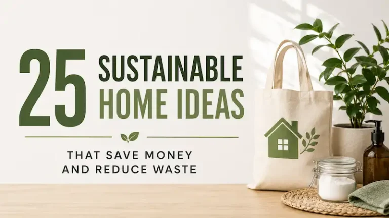 25 Sustainable Home Ideas That Save Money and Reduce Waste