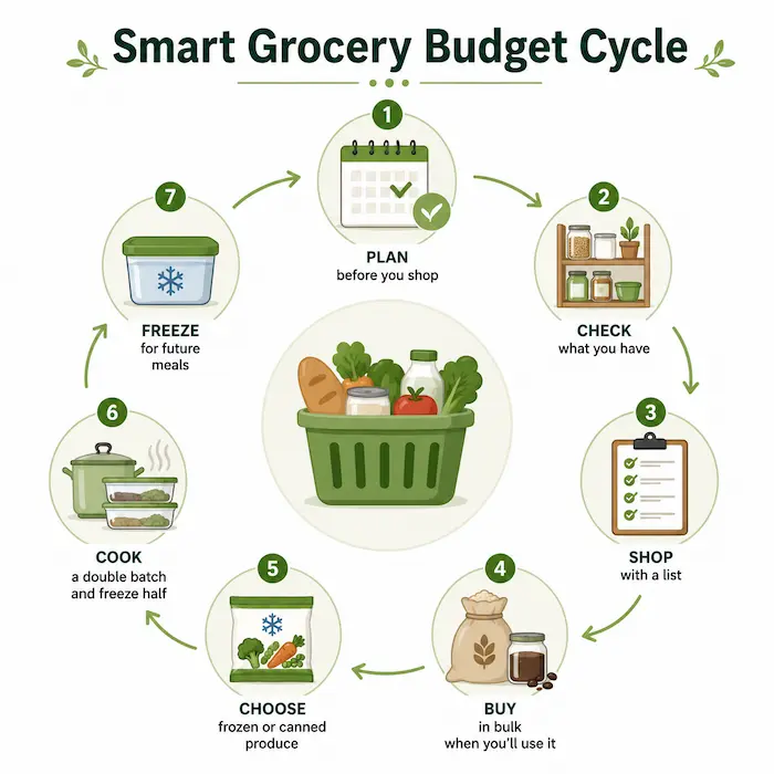 smart grocery budget cycle