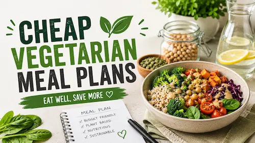 Feature image of Cheap Vegetarian Meal Plans for Frugal and Sustainable Living