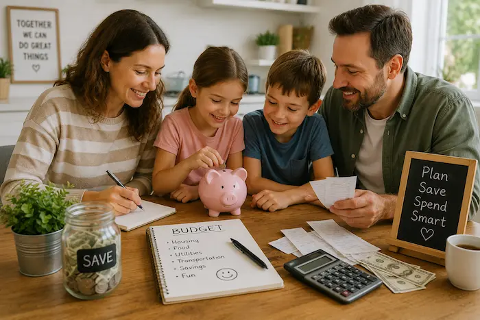 Feature image of Frugal Living Tips for Families on a Tight Budget