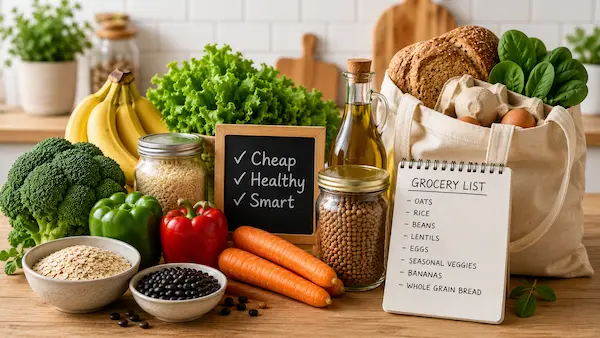 Feature image of Cheap and Healthy Grocery List for Frugal Living