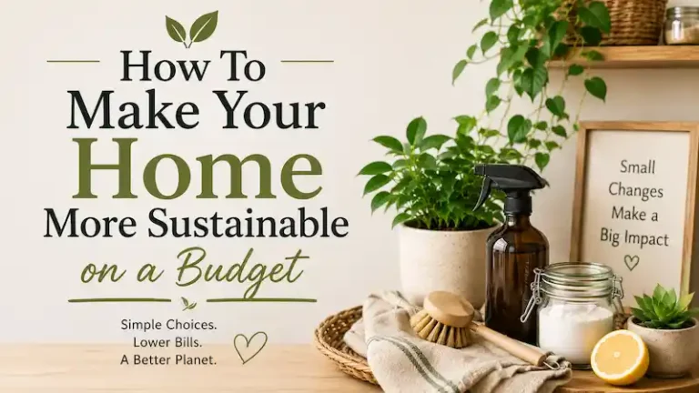 How to Make Your Home More Sustainable on a Budget