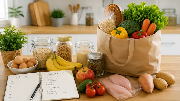 Feature image of How to Meal Plan and Budget Groceries for an Entire Week