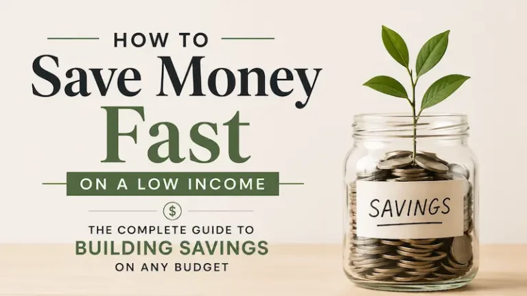Feature image of How to Save Money Fast on a Low Income The Complete Guide to Building Savings on Any Budget