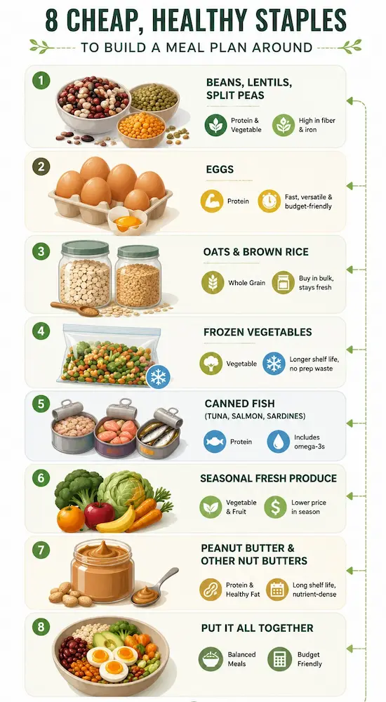 The Cheapest Healthy Foods to Build a Meal Plan Around