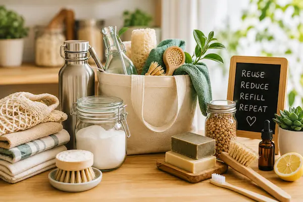 Feature image of Zero Waste Lifestyle on a Budget Save Money While Going Green
