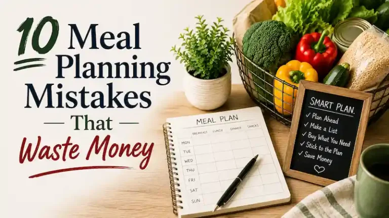 10 Meal Planning Mistakes That Waste Money