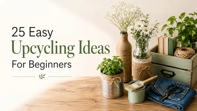 25 Easy Upcycling Ideas for Beginners