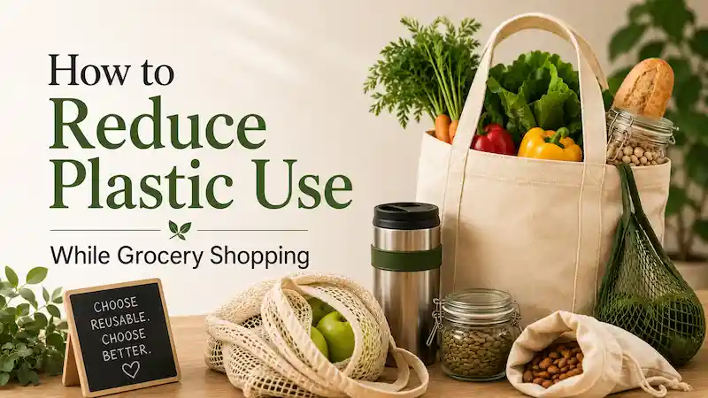 How to Reduce Plastic Use While Grocery Shopping
