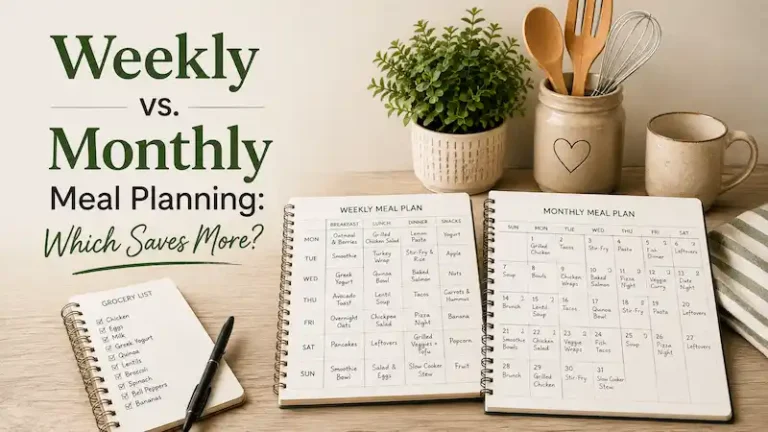 Weekly vs Monthly Meal Planning Which Saves More