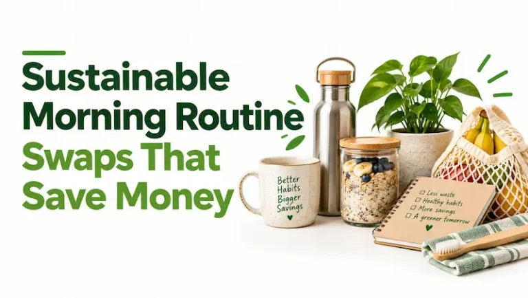 Sustainable Morning Routine Swaps That Save Money