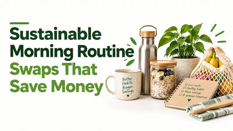 Sustainable Morning Routine Swaps That Save Money